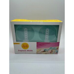 Sun Squad 2 Pack Plastic Popsicle Molds With Sticks BPA Free NEW
